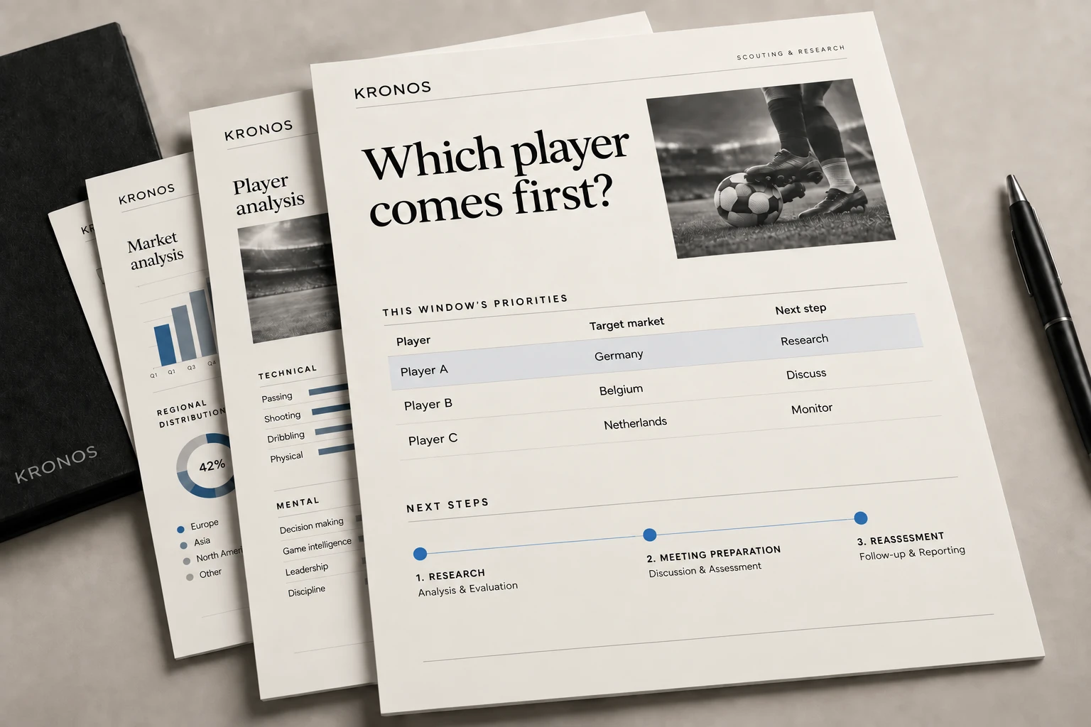 Agency report matching players with target markets and next steps