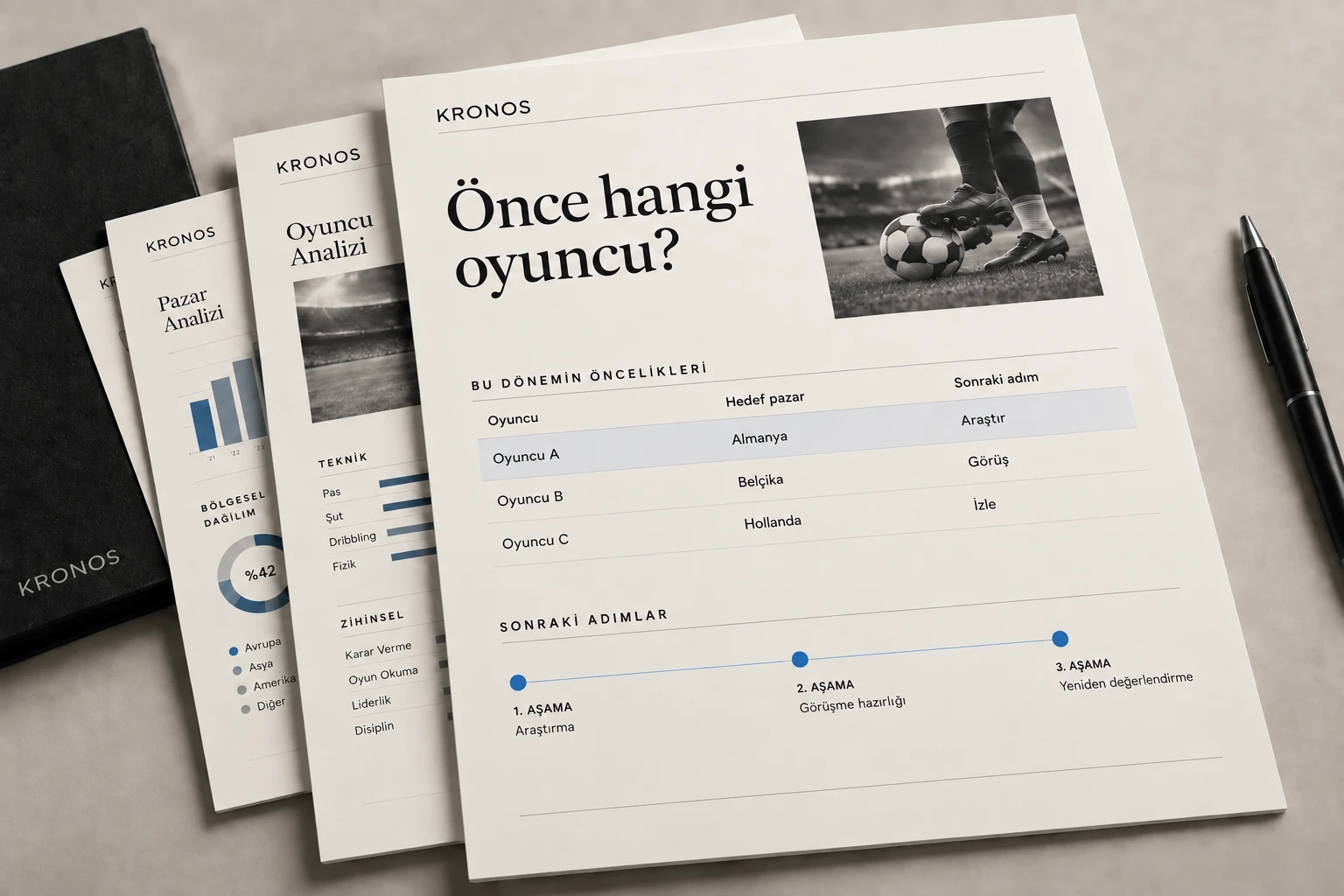 Oyuncuları hedef pazarları ve bir sonraki adımlarıyla sıralayan ajans raporu